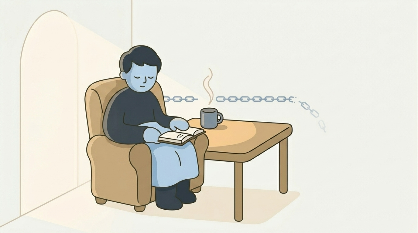 Sacred Hour's Grace Mode screen showing a gentle rest prompt in place of a broken Bible reading streak